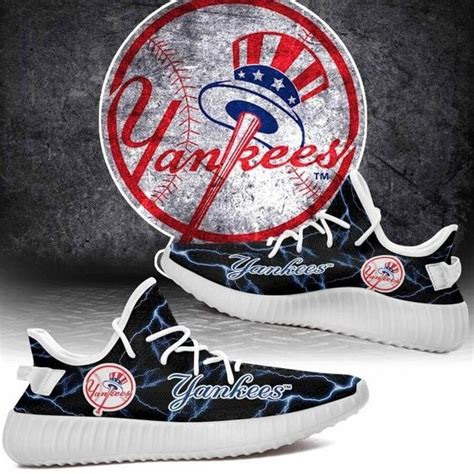 Mens Womens New York Yankees Mlb Like Yeezy Shoes - Yankeesfanhome.com