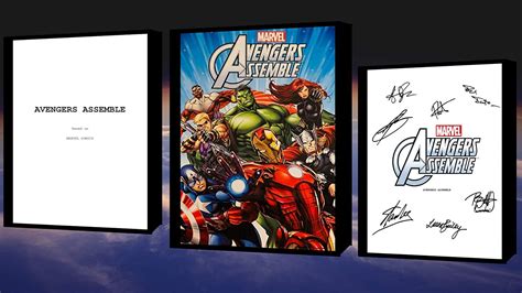 Amazon.com: Avengers Assemble Movie Poster Set – Superhero Poster with ...