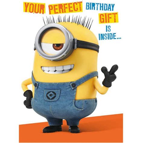 Minion Birthday Card With Assemble Your Own 3D Minion (DE048 ...