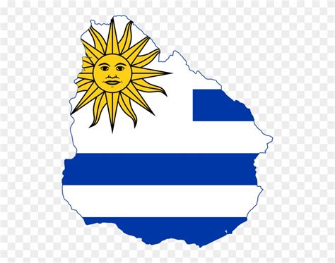 Uruguay Flag Map Clipart (#2081095) - PinClipart