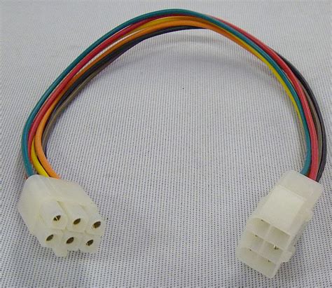 Molex Style 6-Pin Locking Connector w/18 AWG Wire-32-3006