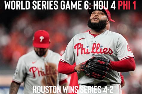 Phillies magical postseason ends in World Series Game 6 loss to Astros