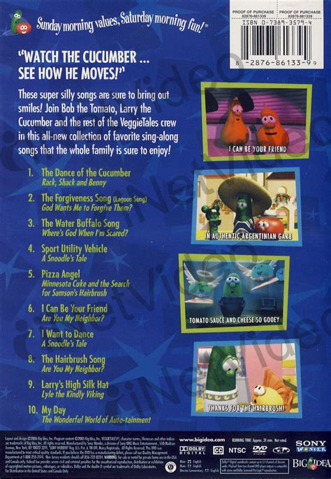 VeggieTales - Sing Alongs - Dance of the Cucumber on DVD Movie