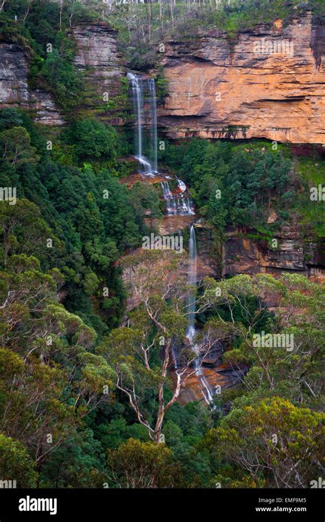 Katoomba Falls - Blue Mountains National Park - NSW - Australia Stock Photo - Alamy