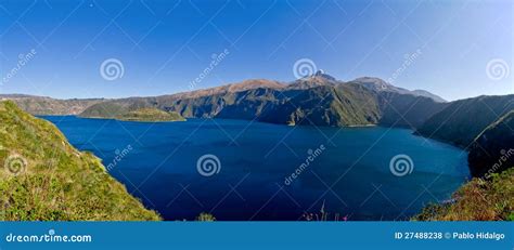 Cuicocha Caldera and Lake in Ecuador South America Stock Photo - Image ...