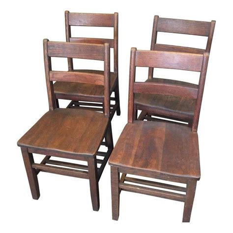 Vintage Wooden School Chairs - Chairish | Chair, School chairs, Wooden