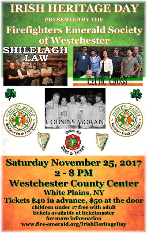 Irish Heritage Day / Fundraiser at The Westchester County Center ...