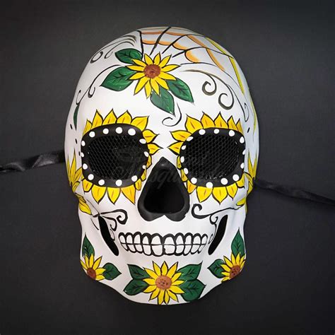 Day of the Dead Masks | Dia de los Muertos Masquerade Mask M38200 | Day ...