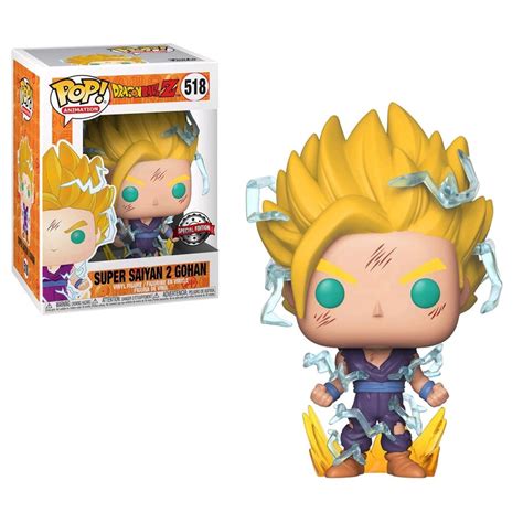 Funko Dragon Ball Z POP Animation Super Saiyan 2 Gohan Exclusive Vinyl Figure 518 Damaged ...