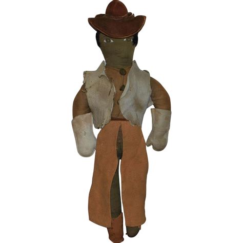 All Original Cowboy Doll from antiqueworldusa on Ruby Lane