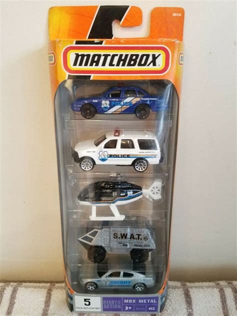 Matchbox 5 Pack Gift Set Police Cars, New/Boxed | eBay in 2022 | Matchbox, Police cars, Police