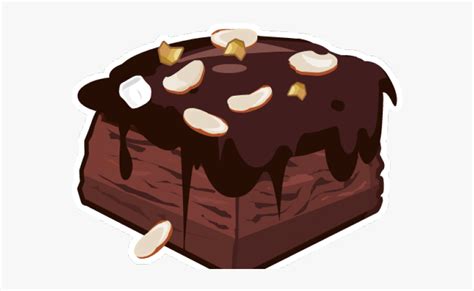 Brownie Chocolate Dessert Free - Chocolate Brownie Clipart Brownie, HD Png Download ...