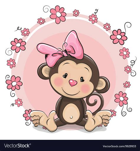 Female Monkey Cartoon