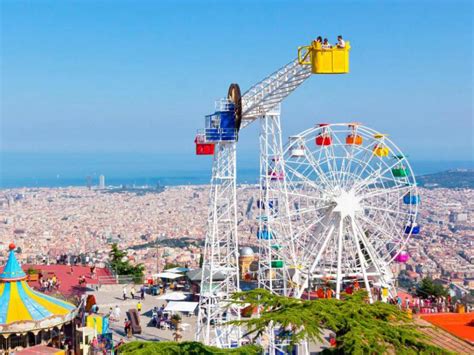 Fun for all family at the Amusement Park of Tibidabo — eBike Tour Barcelona