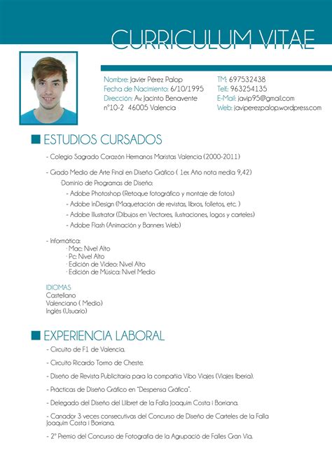 Resume Profesional En Espanol