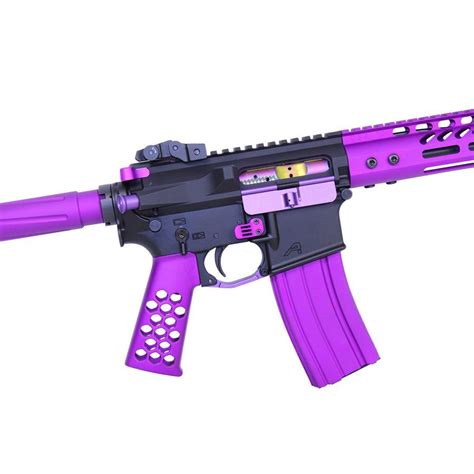 AR-15 / AR .308 Extended Mag Catch Paddle Release (Anodized Purple) » Guntec USA