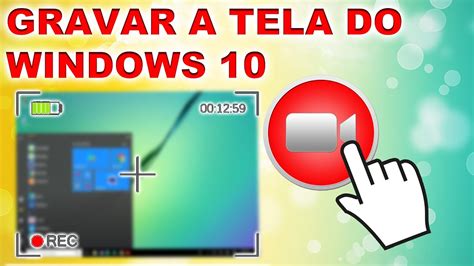 Como gravar a tela do computador Windows 10 - YouTube