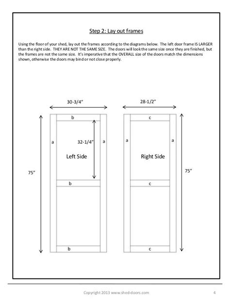 Build Your Own Shed Doors