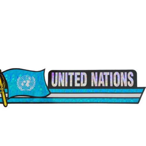 United Nations Flag Sticker - Etsy