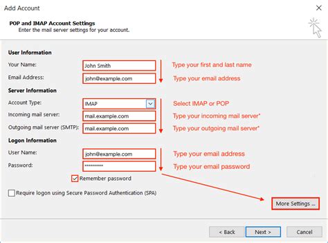 Email Application Setup - Outlook 2016 for Windows - Bluehost India