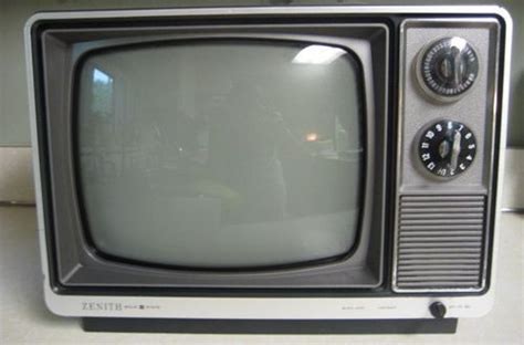 Vintage Zenith Black and White Television Set | Old tv, My childhood memories, Vintage tv