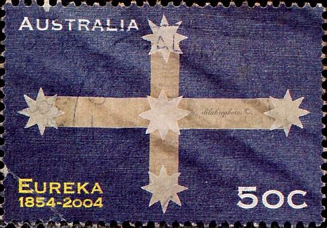 Australia. Eureka flag. Eureka Stockade, 150th Anniv. Scott 2254 A660, Issued 2004 June 24, Perf ...