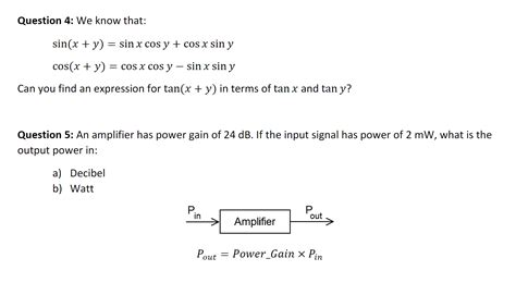 Solved Question 4: We know that: | Chegg.com