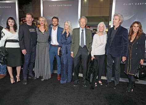 Clint Eastwood's Large Family Together at Movie Premiere