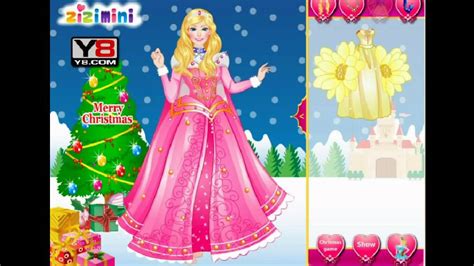 Christmas Princess Dress Up - Y8.com Online Games by malditha - YouTube