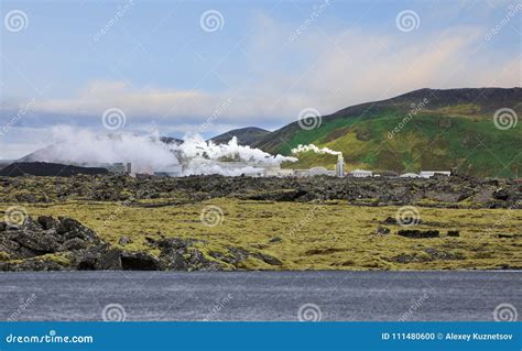 Geothermal Power Plant in Iceland Stock Photo - Image of heat, ecology: 111480600