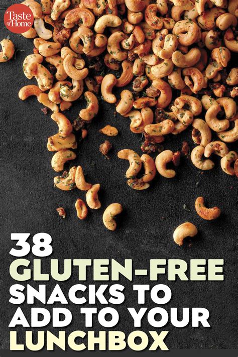 38 Gluten-Free Snacks to Add to Your Lunchbox | Free snacks, Gluten free snacks, Gluten free ...