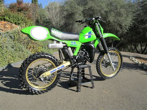 82 KAWASAKI KX125 DIRT BIKE MOTORCYCLE AHRMA RARE!