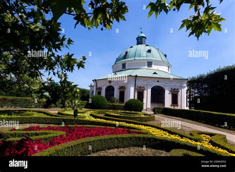 Europe baroque garden Kromeriz Czech Republic gardens Stock Photo - Alamy