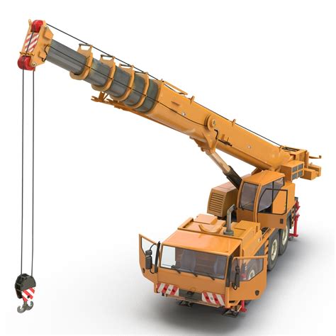 3d compact mobile crane liebherr model