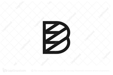 Modern Letter B Logo