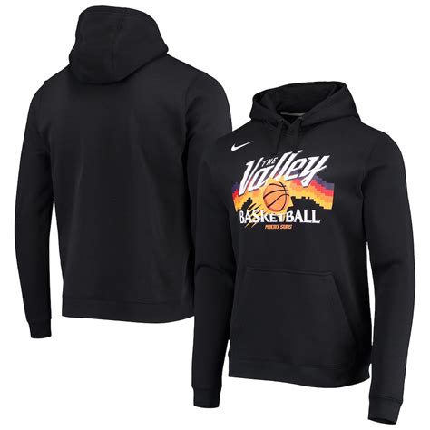 Men's Nike Black Phoenix Suns 2020/21 City Edition Story Club Pullover ...