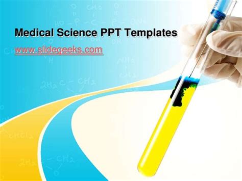 Medical science ppt templates