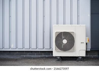 Heat Pump Condenser Units Heating Cooling Stock Photo 2166273597 ...