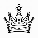 Premium Vector  The Of coloring Book Depicts Hand Drawn crowns sketch template