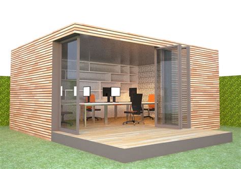 Prefabricated garden room system, office layout | Architecture ...