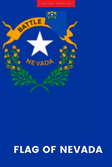 Flag of Nevada - Isolated Traveller