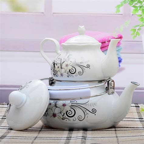 2.5+0.9L Porcelain and Enamel Teapot Set - China Teapot and Teapot Set price