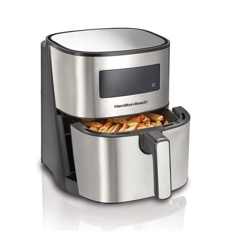 Hamilton Beach 5.3 Quartz/5 Liter Digital Air Fryer with Nonstick ...