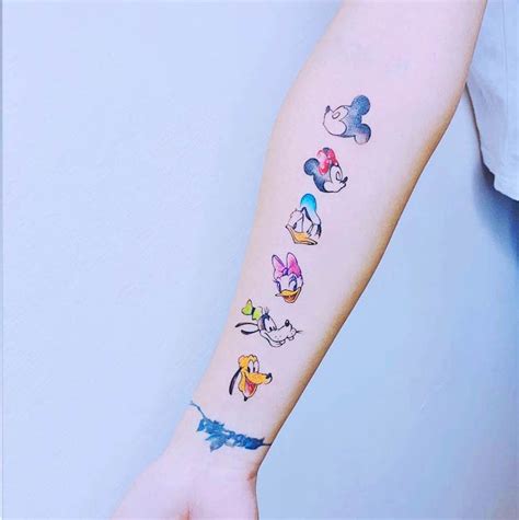 Minnie Mouse Silhouette Tattoo