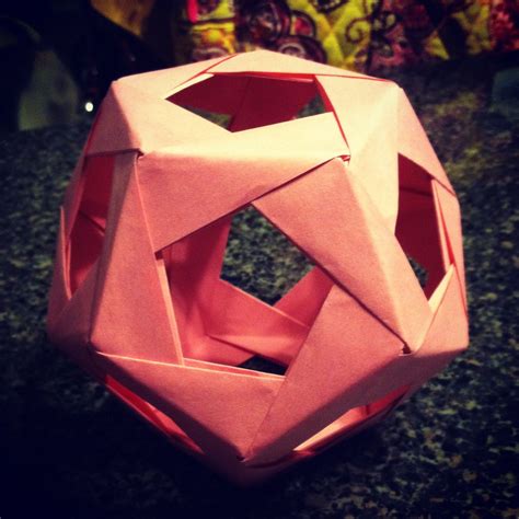 dodecahedron, math, polyhedra, origami, paper foldable | Polyhedron, Paper crafts, Origami