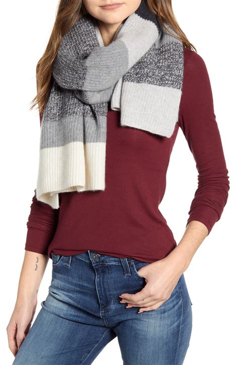 Halogen® Knit Cashmere Scarf | Nordstrom