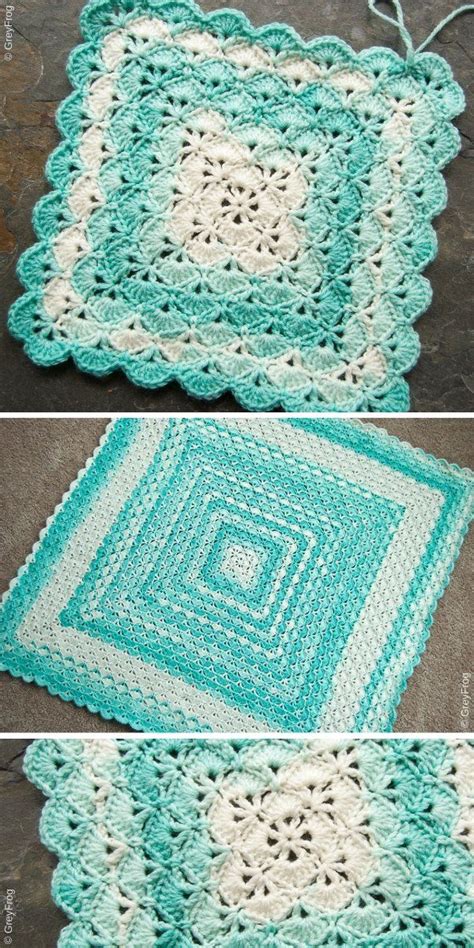 Beautiful Shells Blanket Free Crochet Pattern | Crochet blanket ...