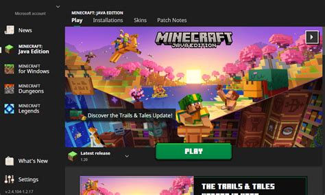 Minecraft Launcher Screenshots