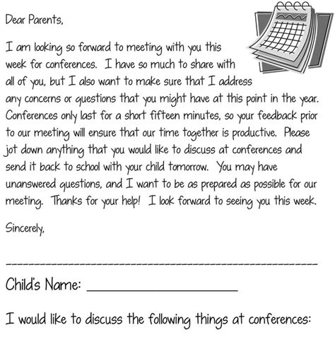 Sample-Invitation-Letter-Parent-Teacher-Conference | Parents as ...