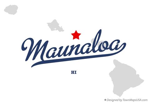 Map of Maunaloa, HI, Hawaii